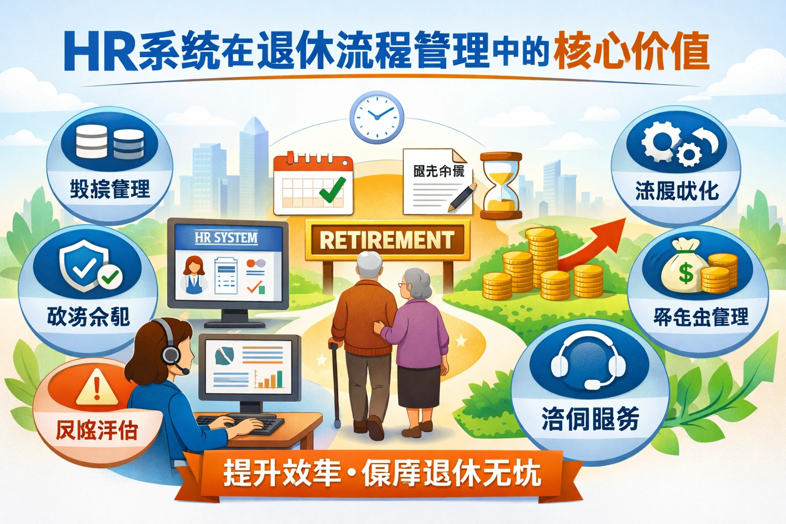 HR系统在退休流程管理中的核心价值