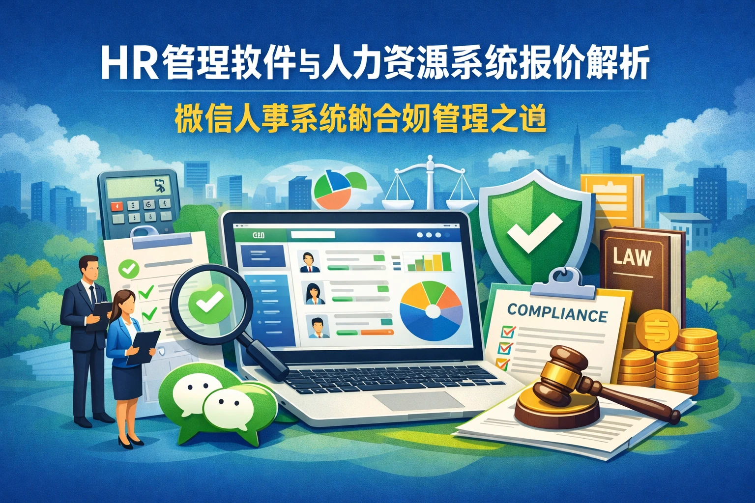HR管理软件与人力资源系统报价解析：微信人事系统的合规管理之道
