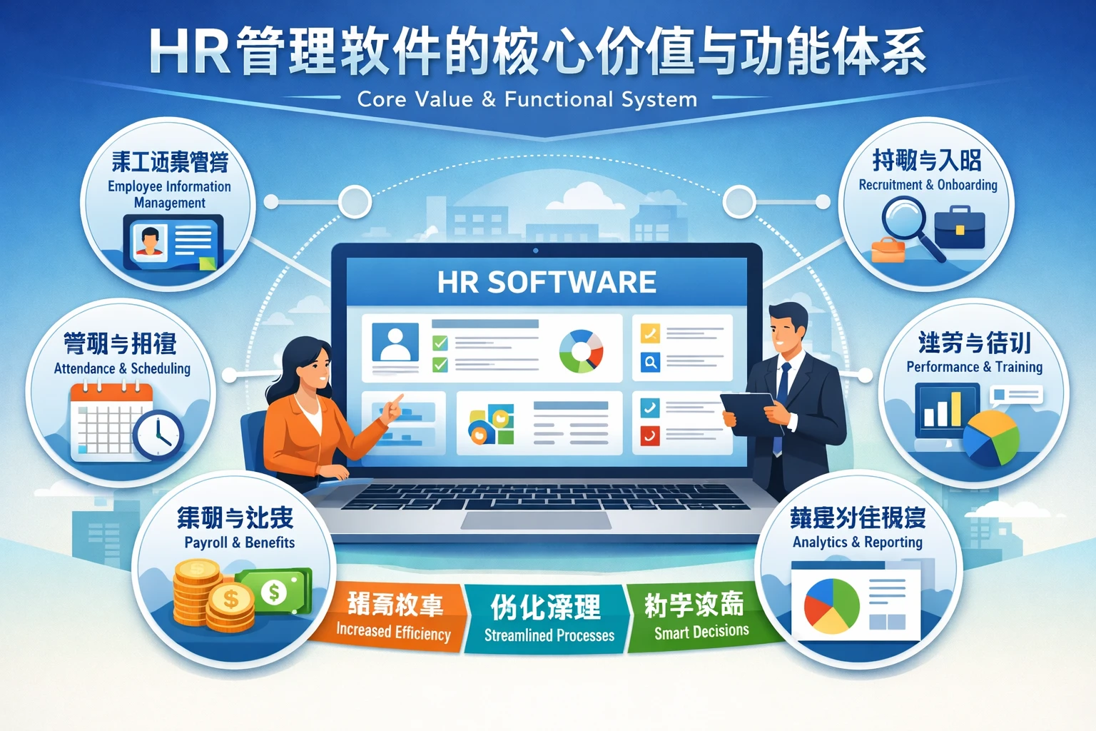 HR管理软件的核心价值与功能体系