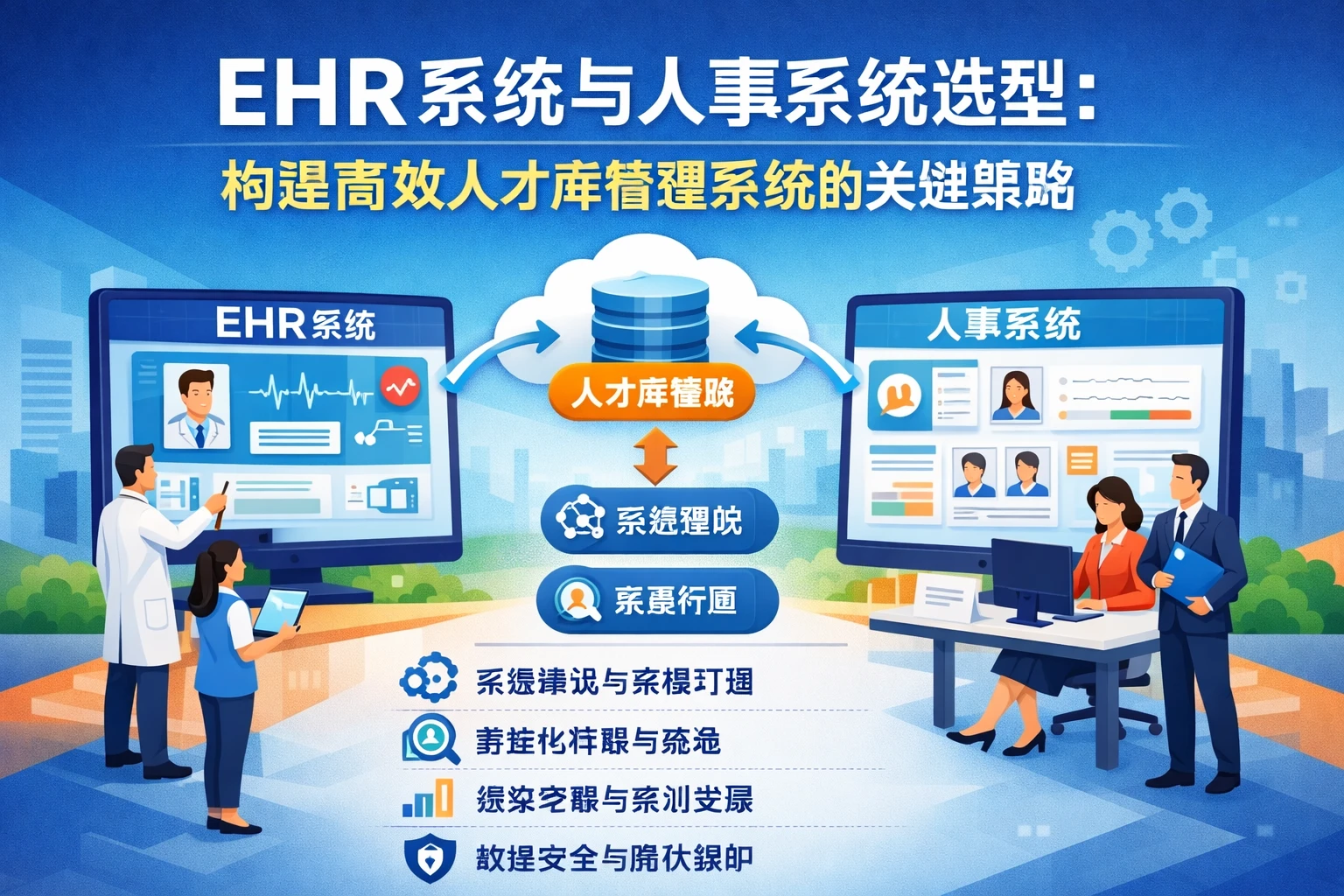 EHR系统与人事系统选型：构建高效人才库管理系统的关键策略