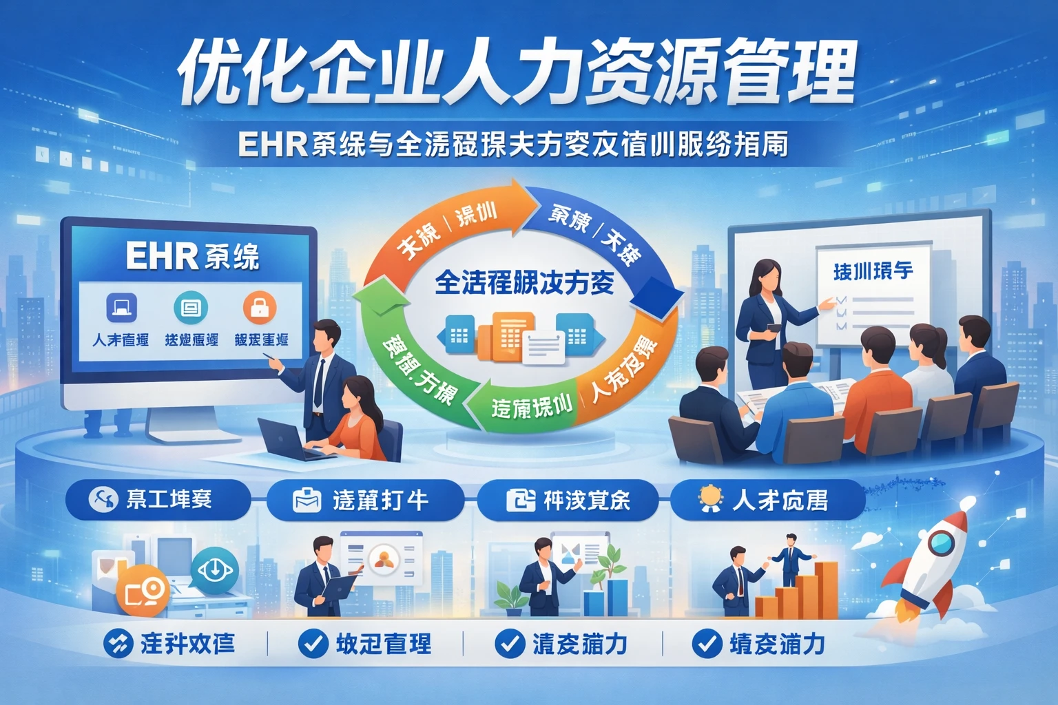 优化企业人力资源管理：EHR系统与全流程解决方案及培训服务指南