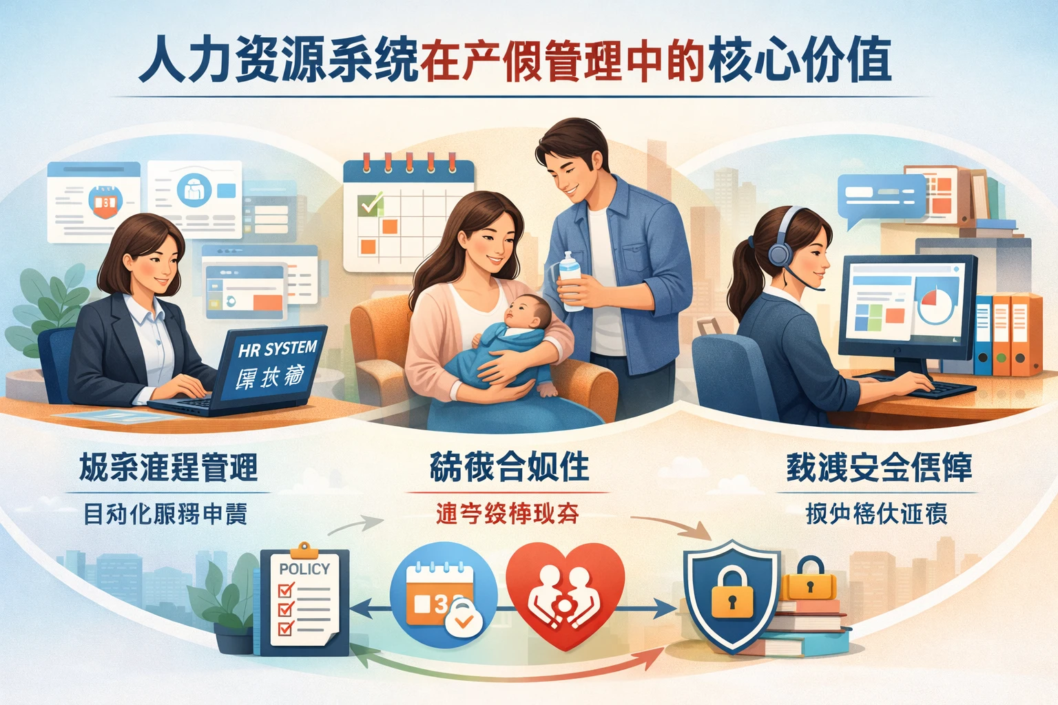 人力资源系统在产假管理中的核心价值