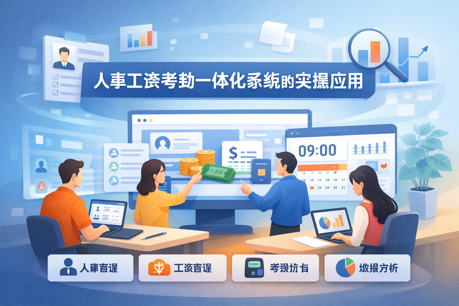 人事工资考勤一体化系统的实操应用