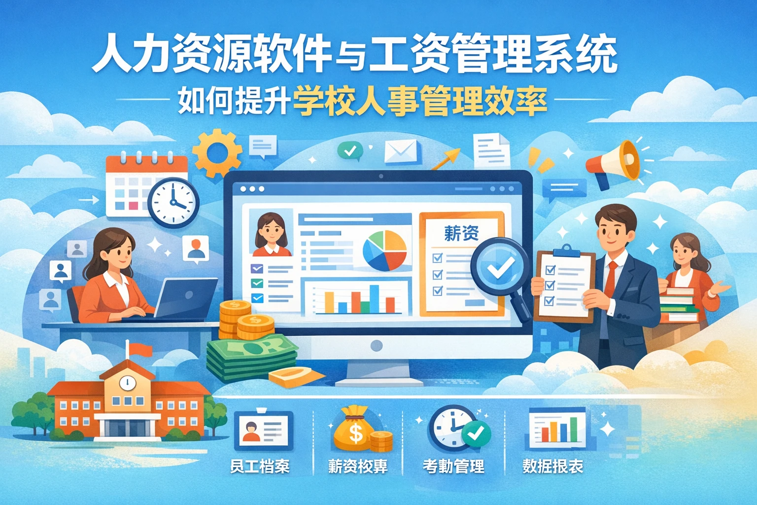 人力资源软件与工资管理系统如何提升学校人事管理效率