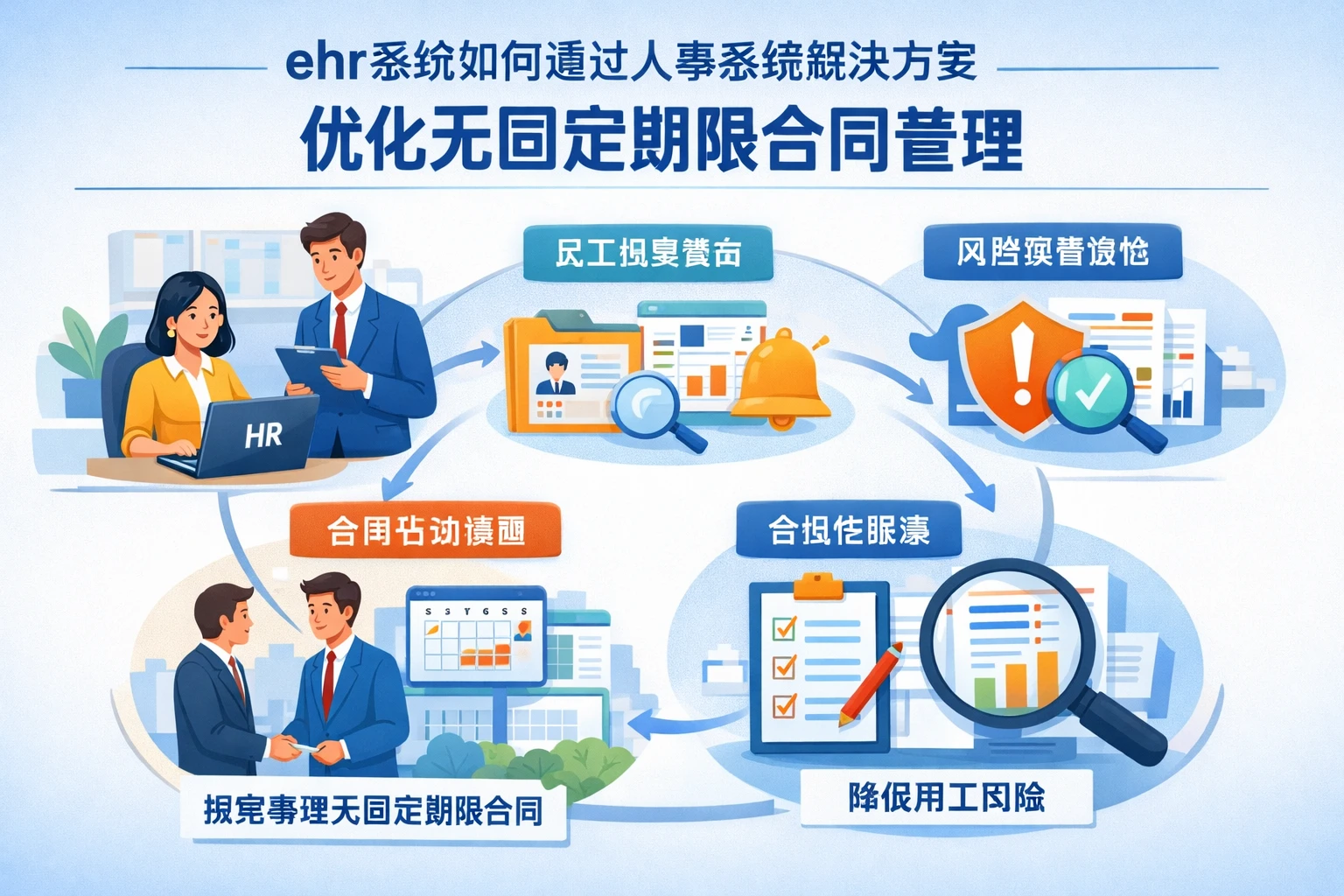 ehr系统如何通过人事系统解决方案优化无固定期限合同管理