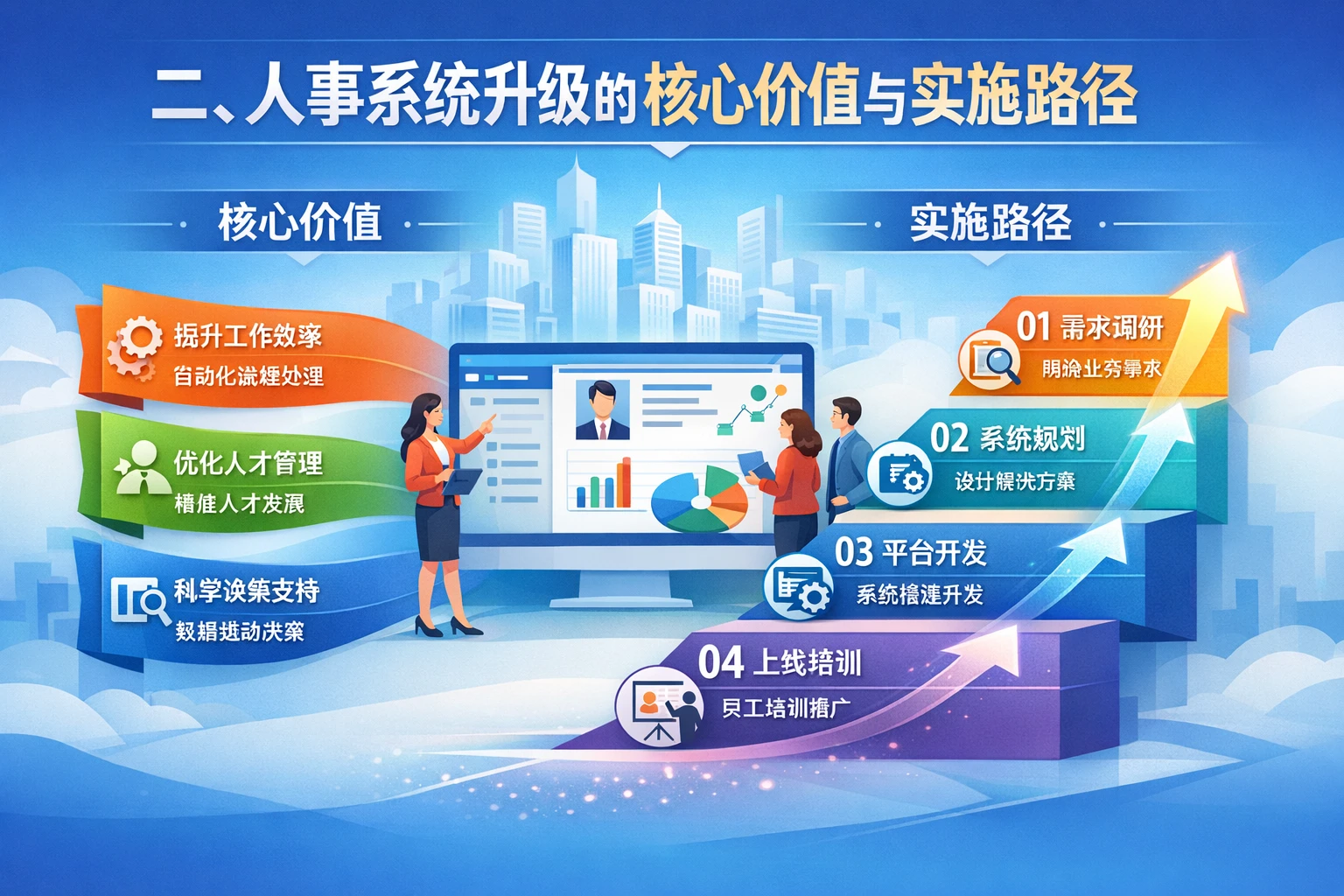 二、人事系统升级的核心价值与实施路径