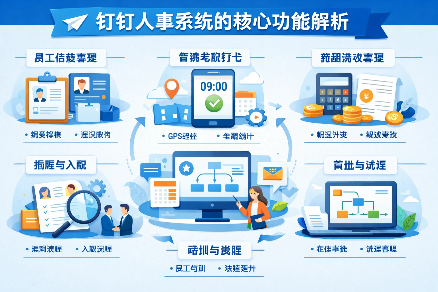 钉钉人事系统的核心功能解析