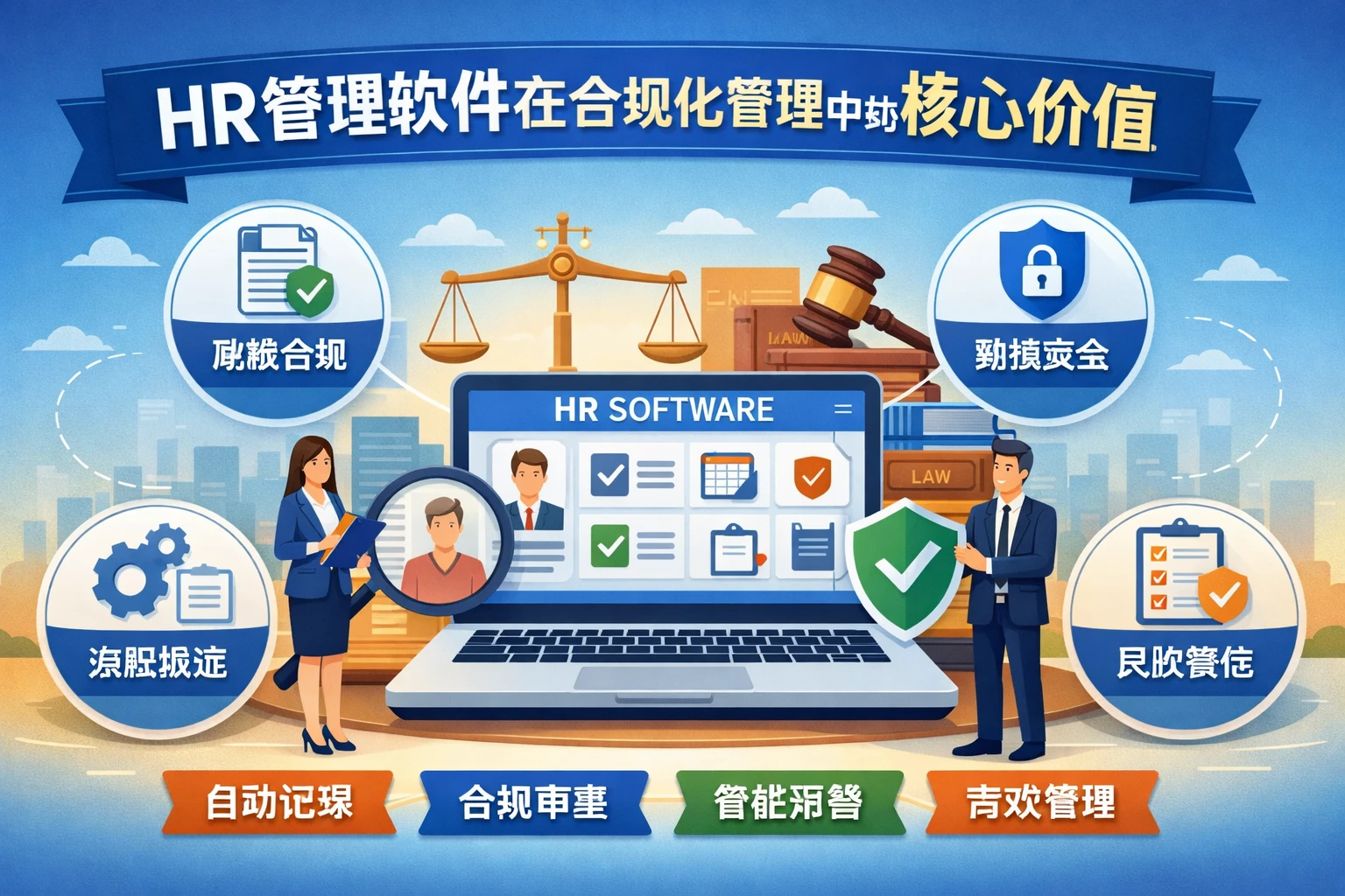 HR管理软件在合规化管理中的核心价值