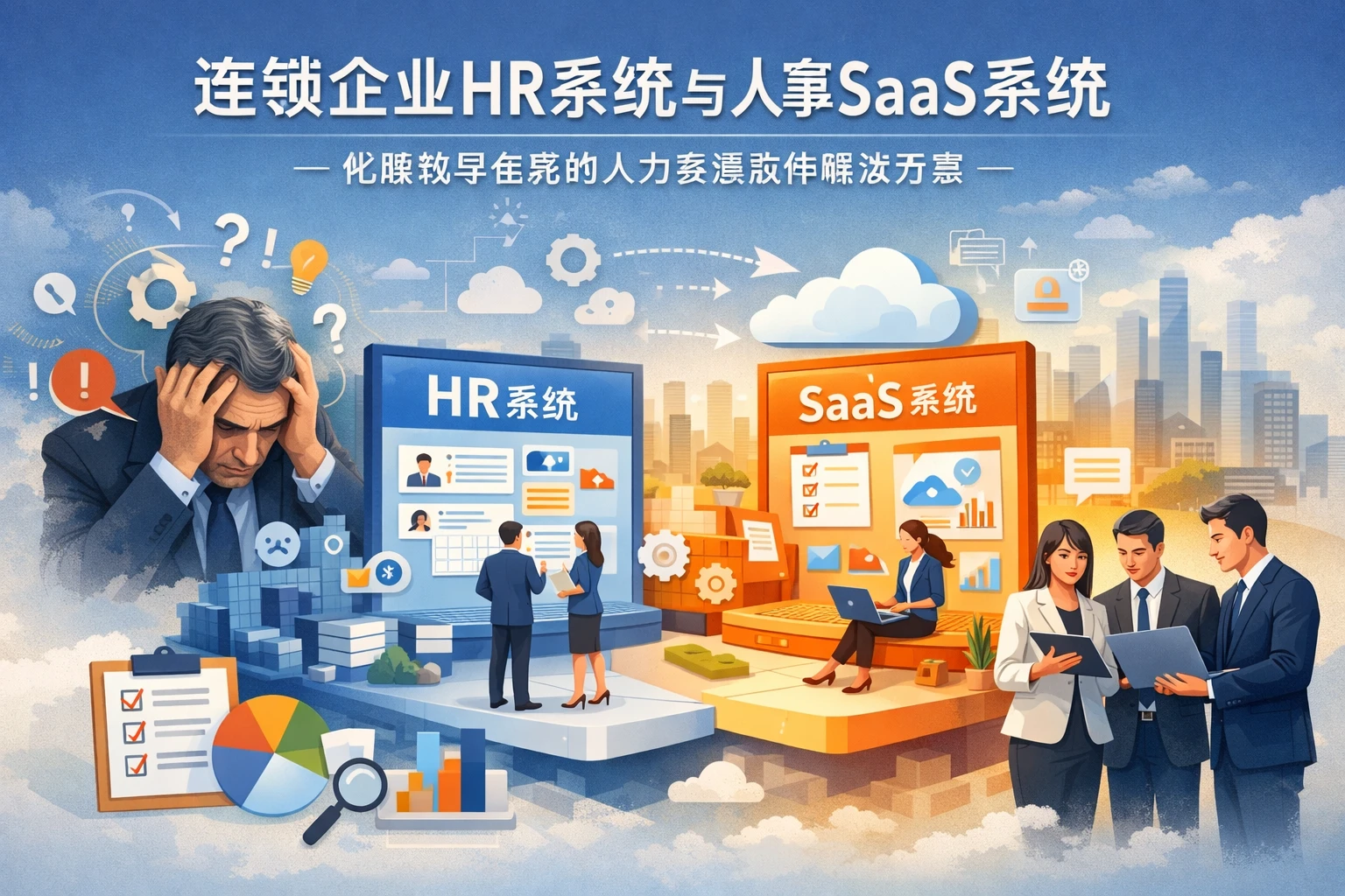 连锁企业HR系统与人事SaaS系统:化解领导焦虑的人力资源软件解决方案