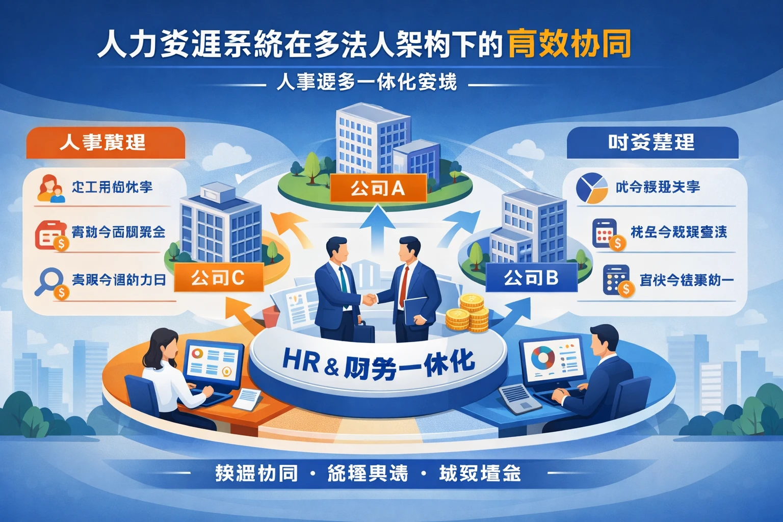 人力资源系统在多法人架构下的高效协同:人事财务一体化实践