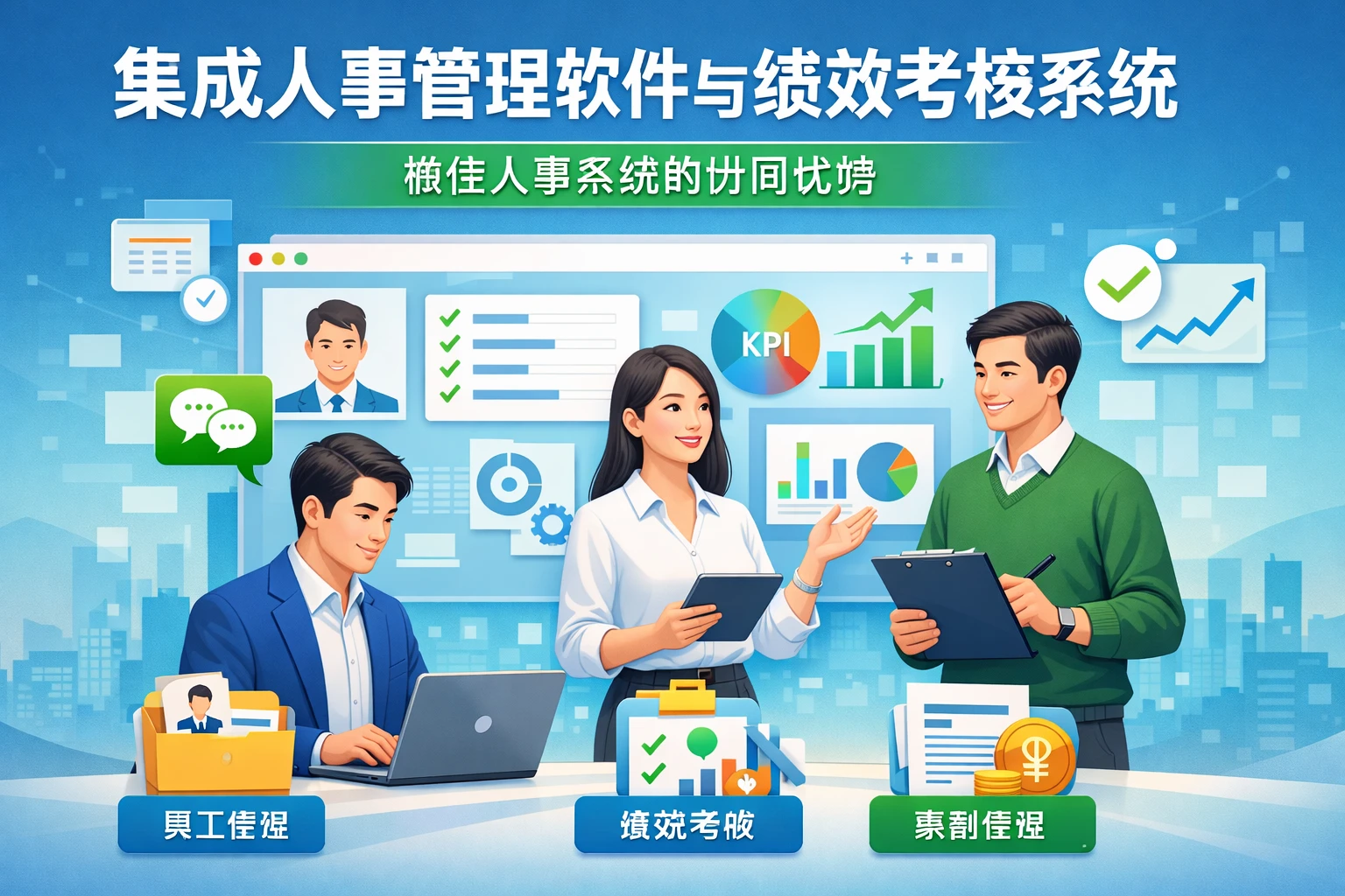 集成人事管理软件与绩效考核系统：微信人事系统的协同优势