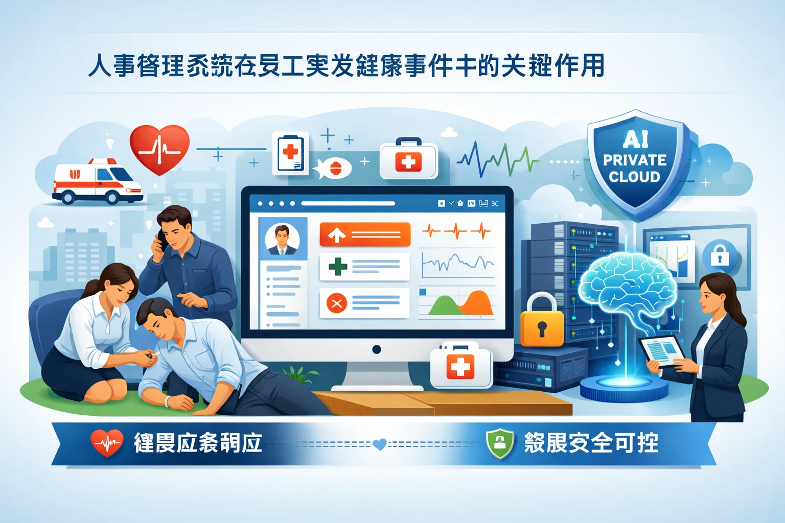 人事管理系统在员工突发健康事件中的关键作用与AI私有化部署优势