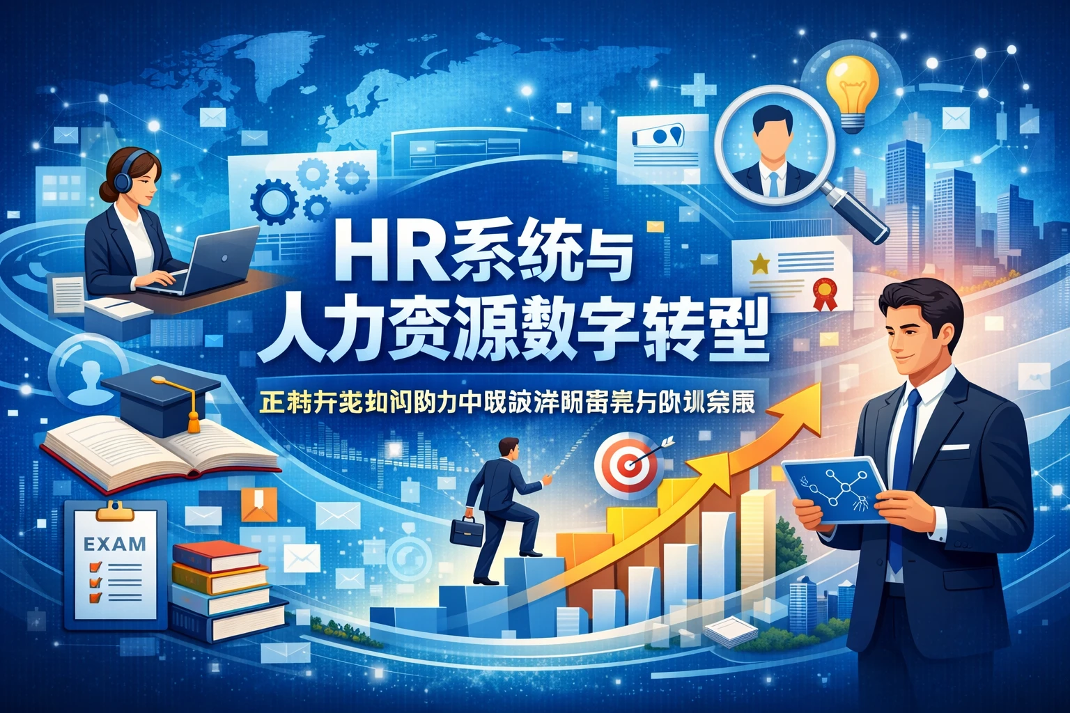 HR系统与人力资源数字化转型：定制开发如何助力中级经济师备考与职业发展