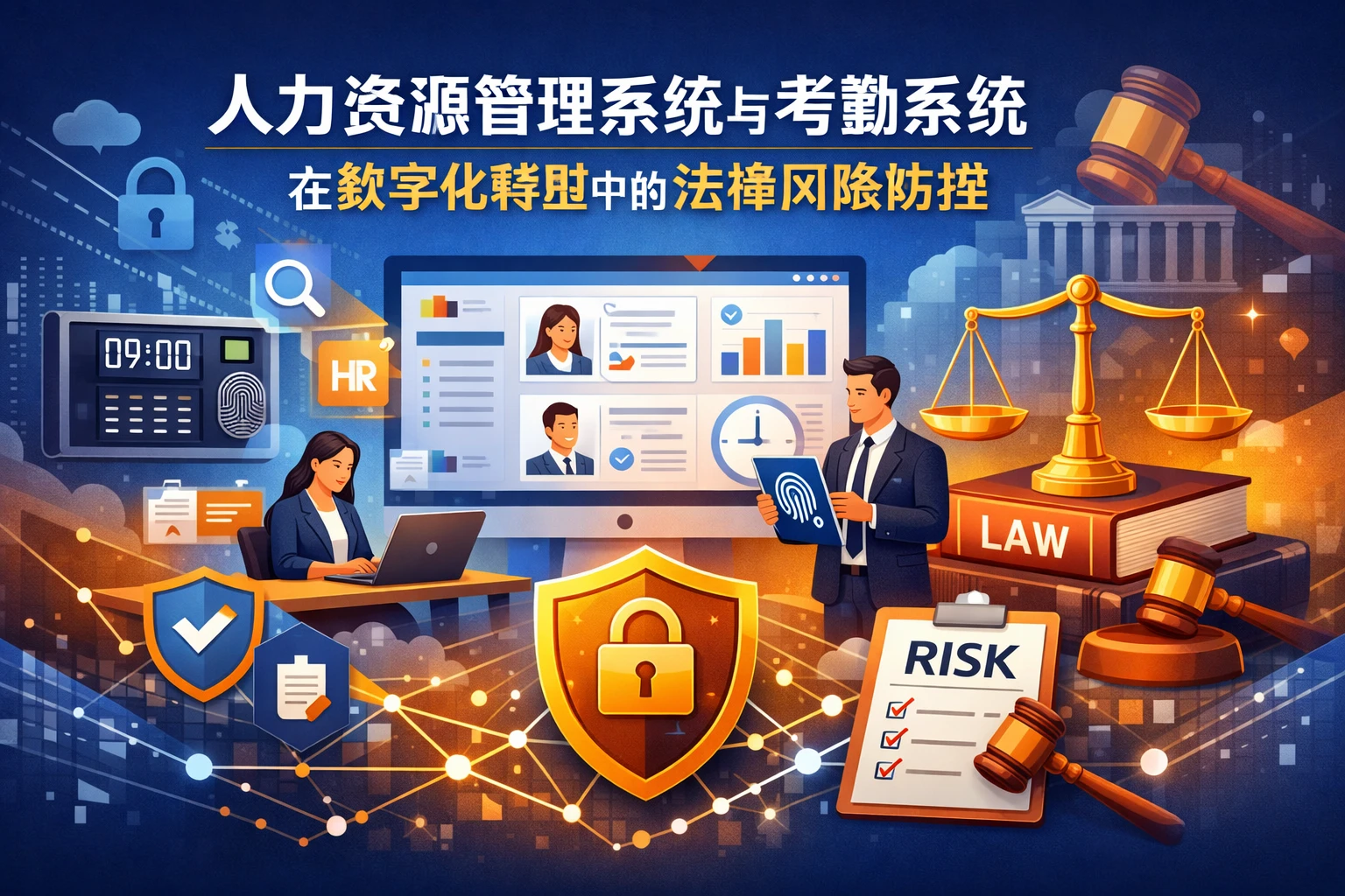 人力资源管理系统与考勤系统在数字化转型中的法律风险防控