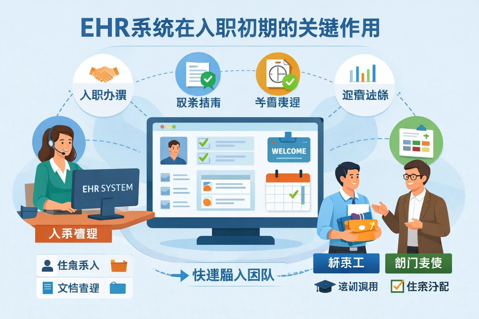 ehr系统在入职初期的关键作用