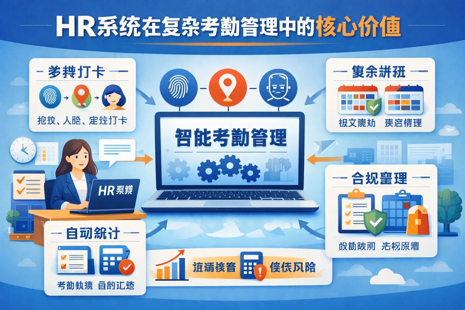 HR系统在复杂考勤管理中的核心价值