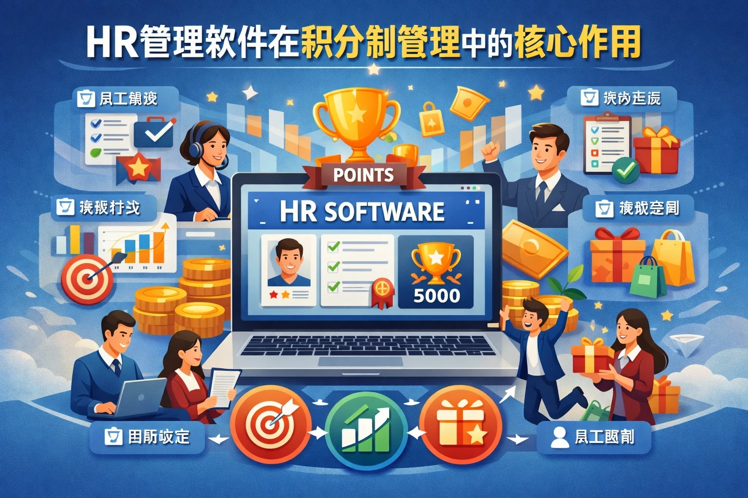 HR管理软件在积分制管理中的核心作用