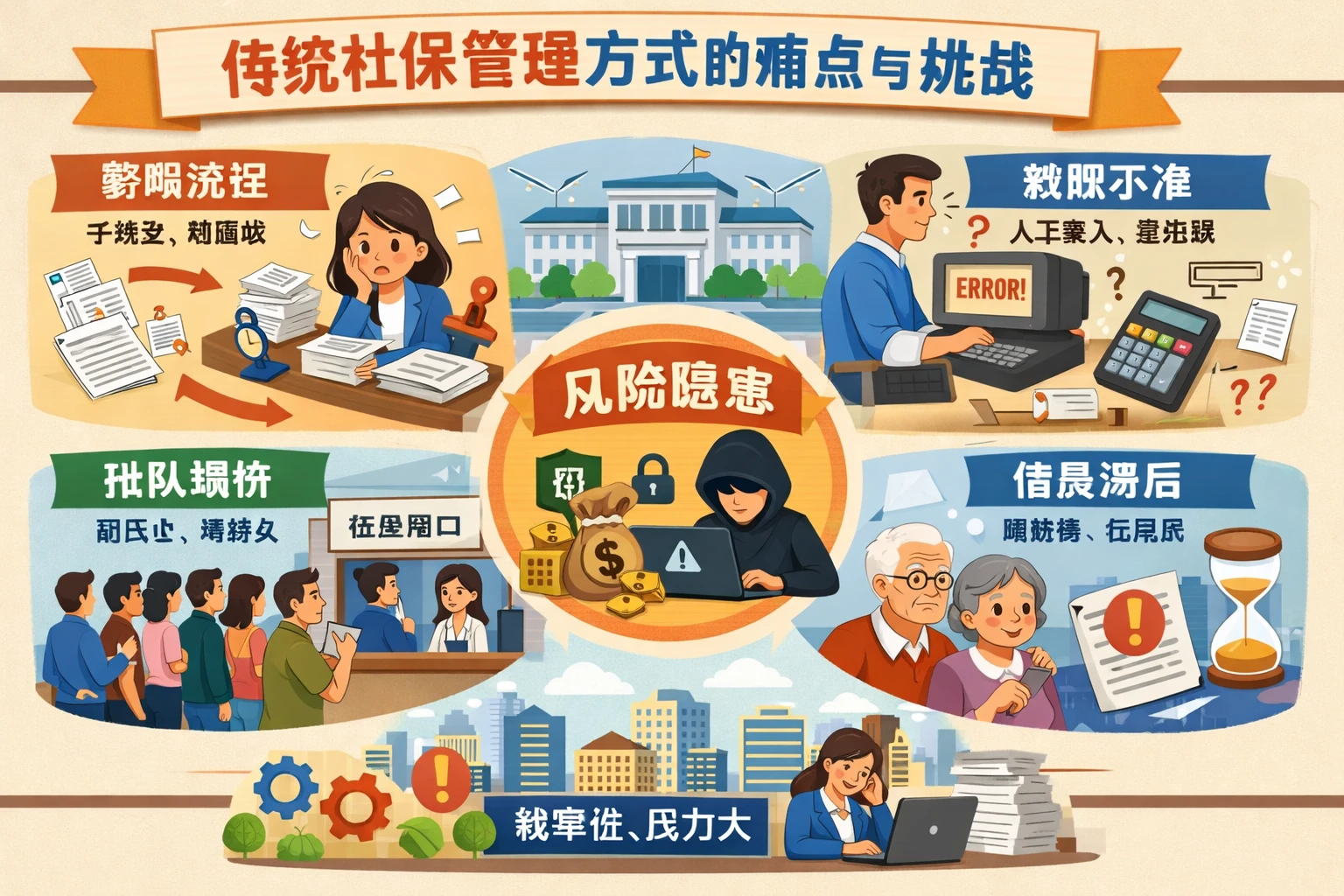 传统社保管理方式的痛点与挑战