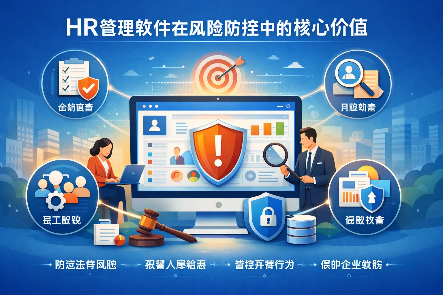 HR管理软件在风险防控中的核心价值