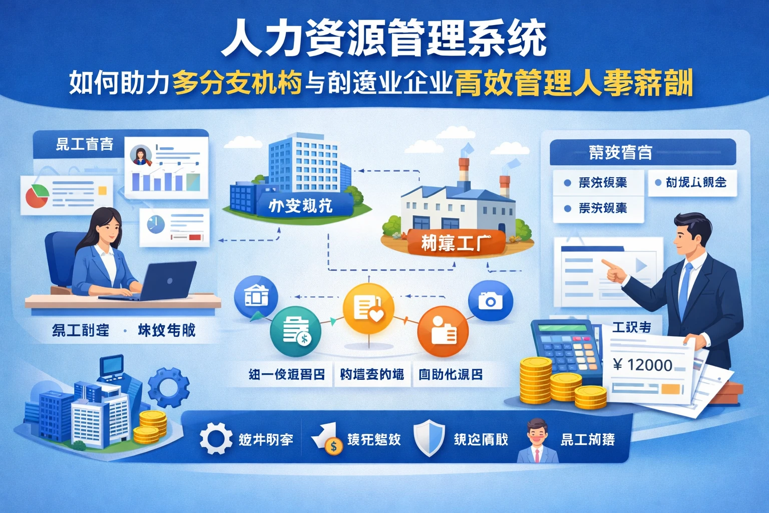 人力资源管理系统如何助力多分支机构与制造业企业高效管理人事薪酬