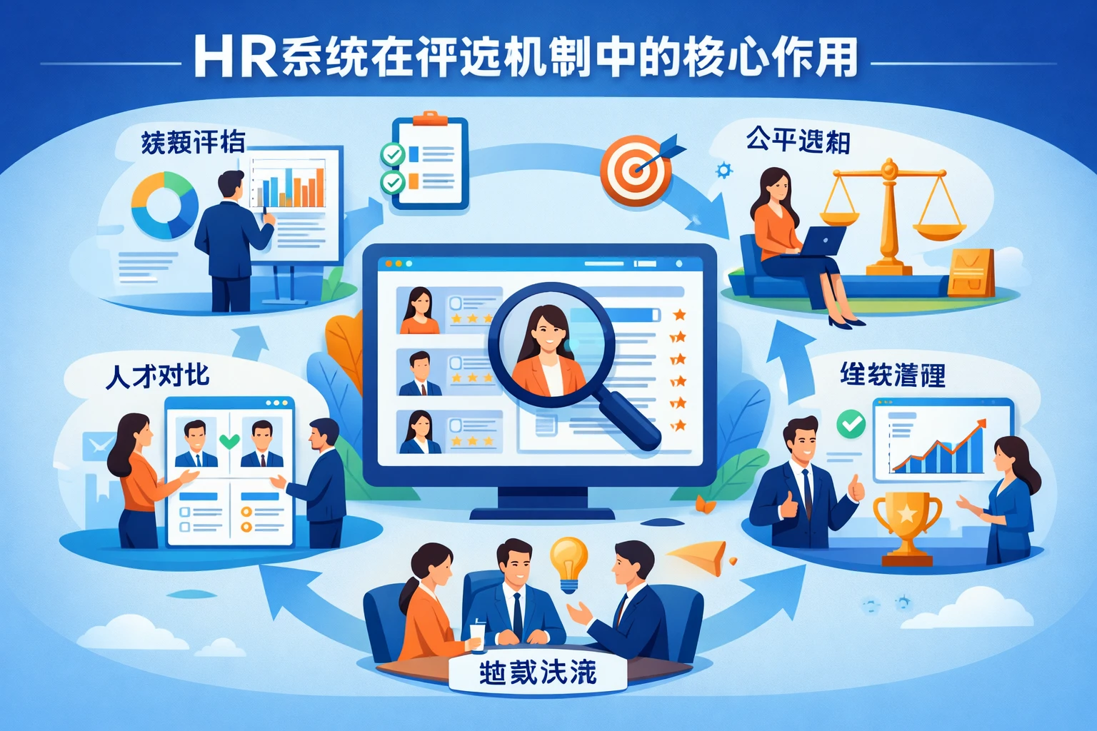 HR系统在评选机制中的核心作用