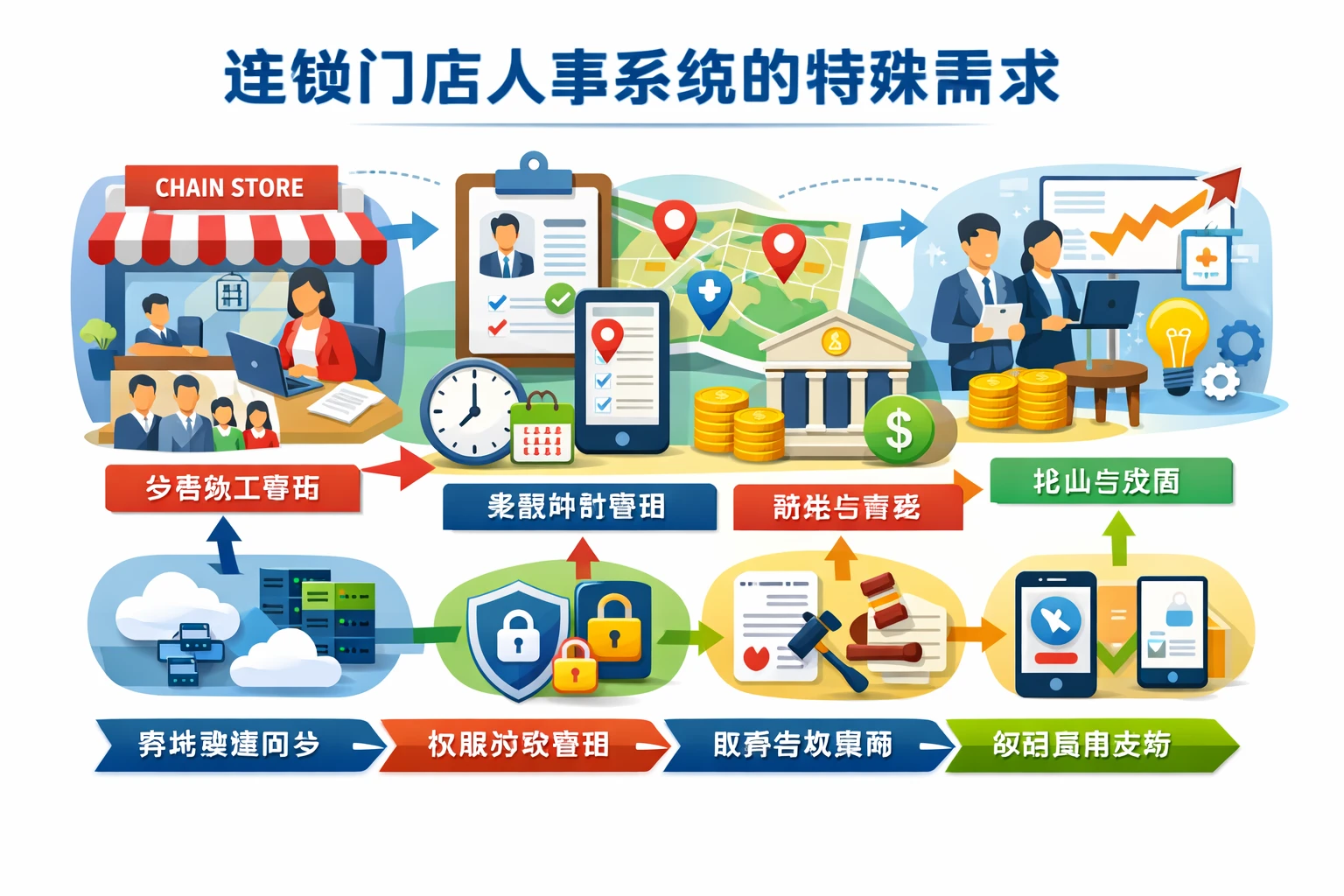 连锁门店人事系统的特殊需求