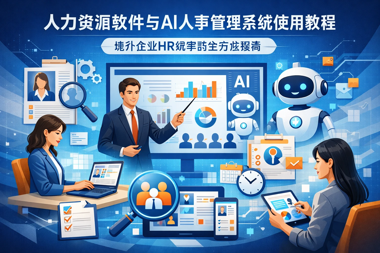 人力资源软件与AI人事管理系统使用教程：提升企业HR效率的全方位指南