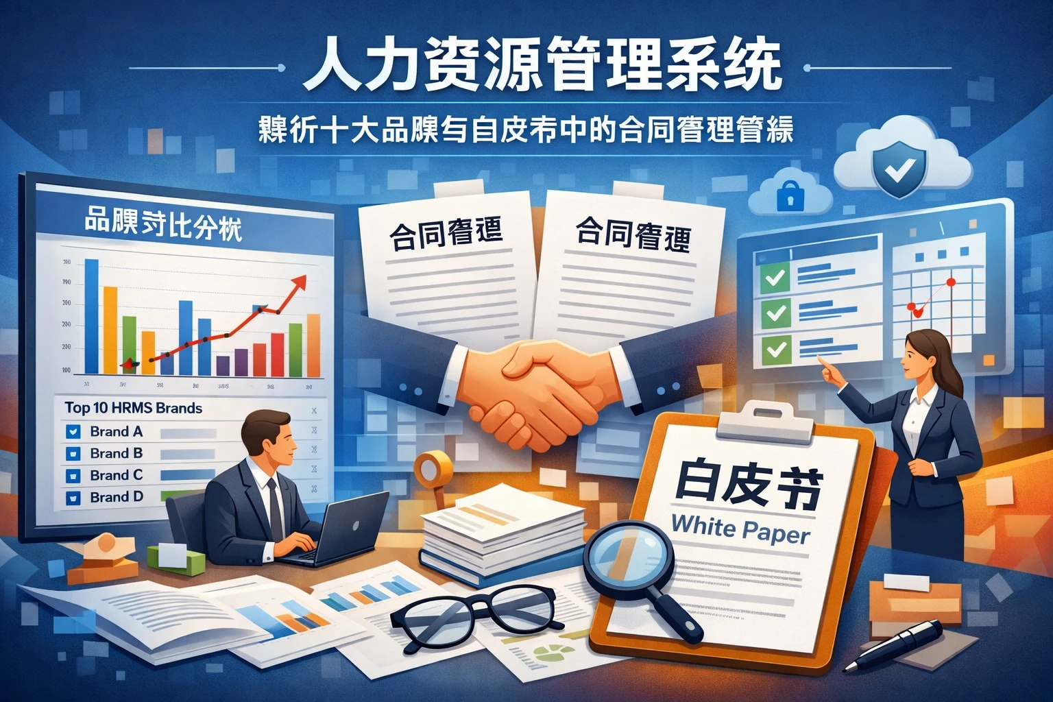 人力资源管理系统：解析十大品牌与白皮书中的合同管理智慧