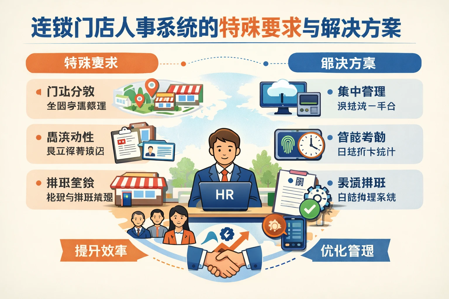 连锁门店人事系统的特殊要求与解决方案