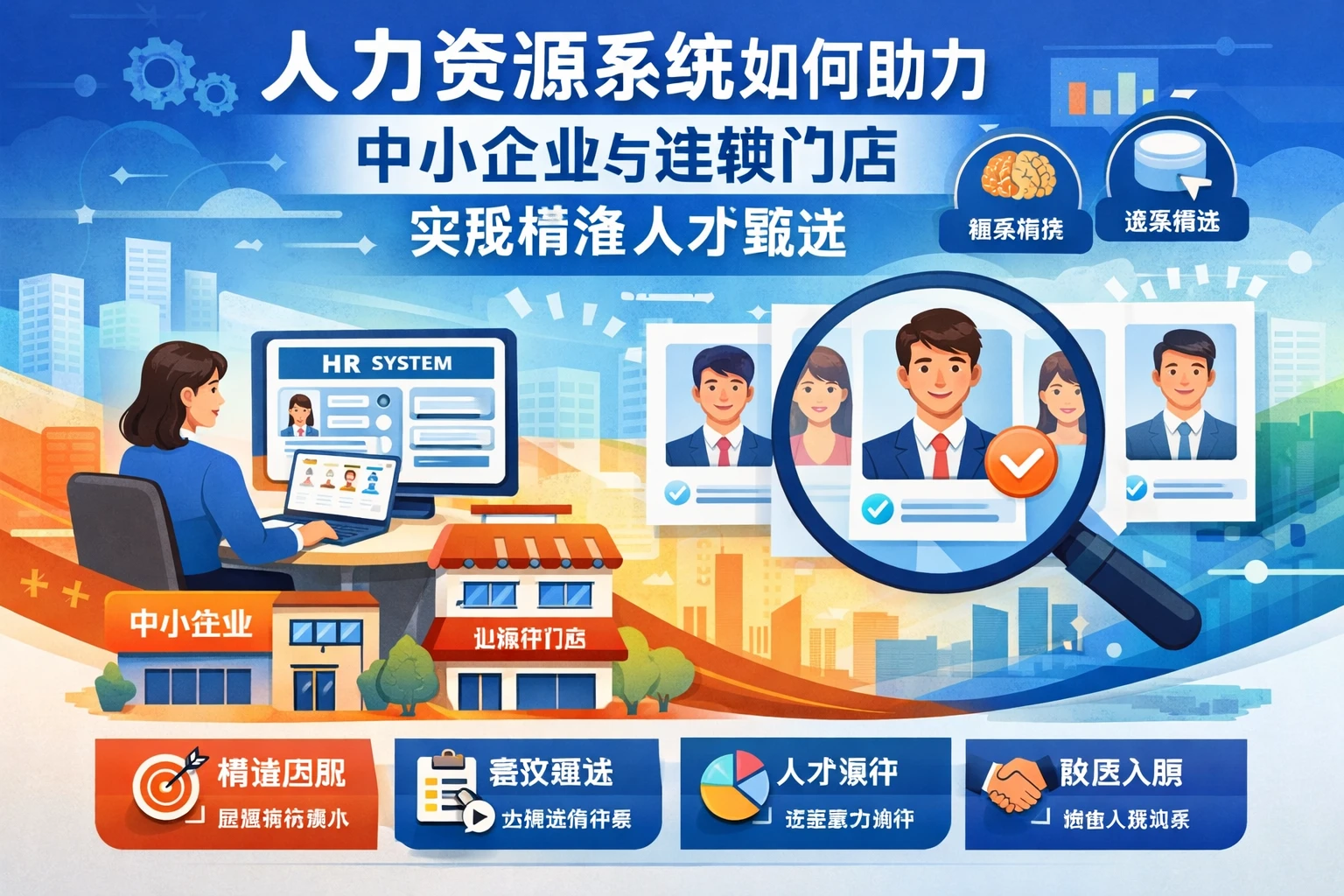 人力资源系统如何助力中小企业与连锁门店实现精准人才甄选
