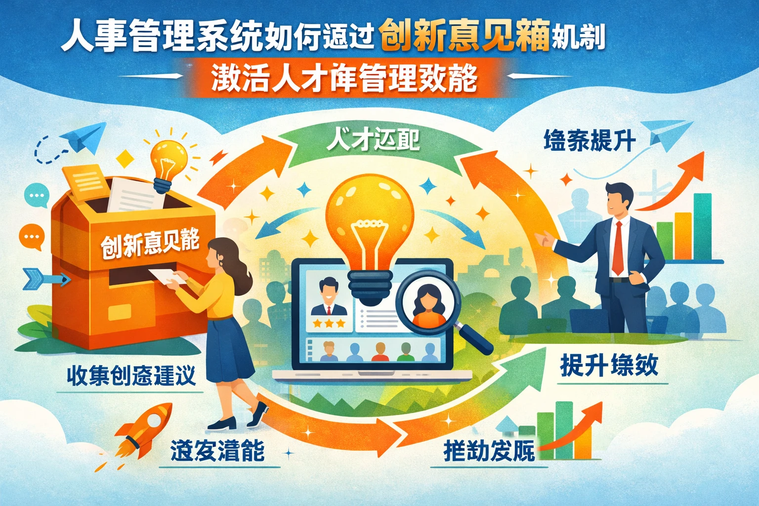 人事管理系统如何通过创新意见箱机制激活人才库管理效能