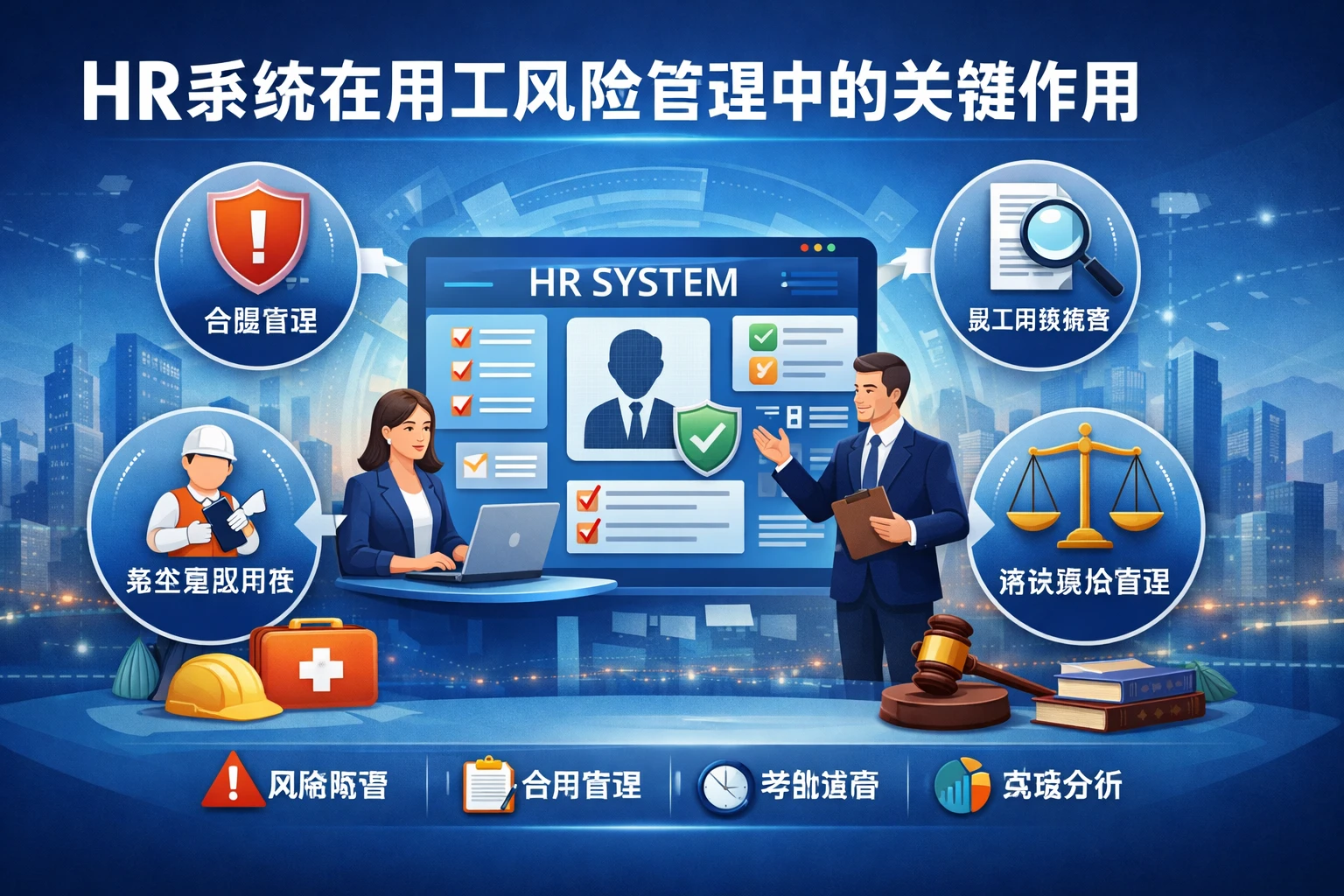 HR系统在用工风险管理中的关键作用