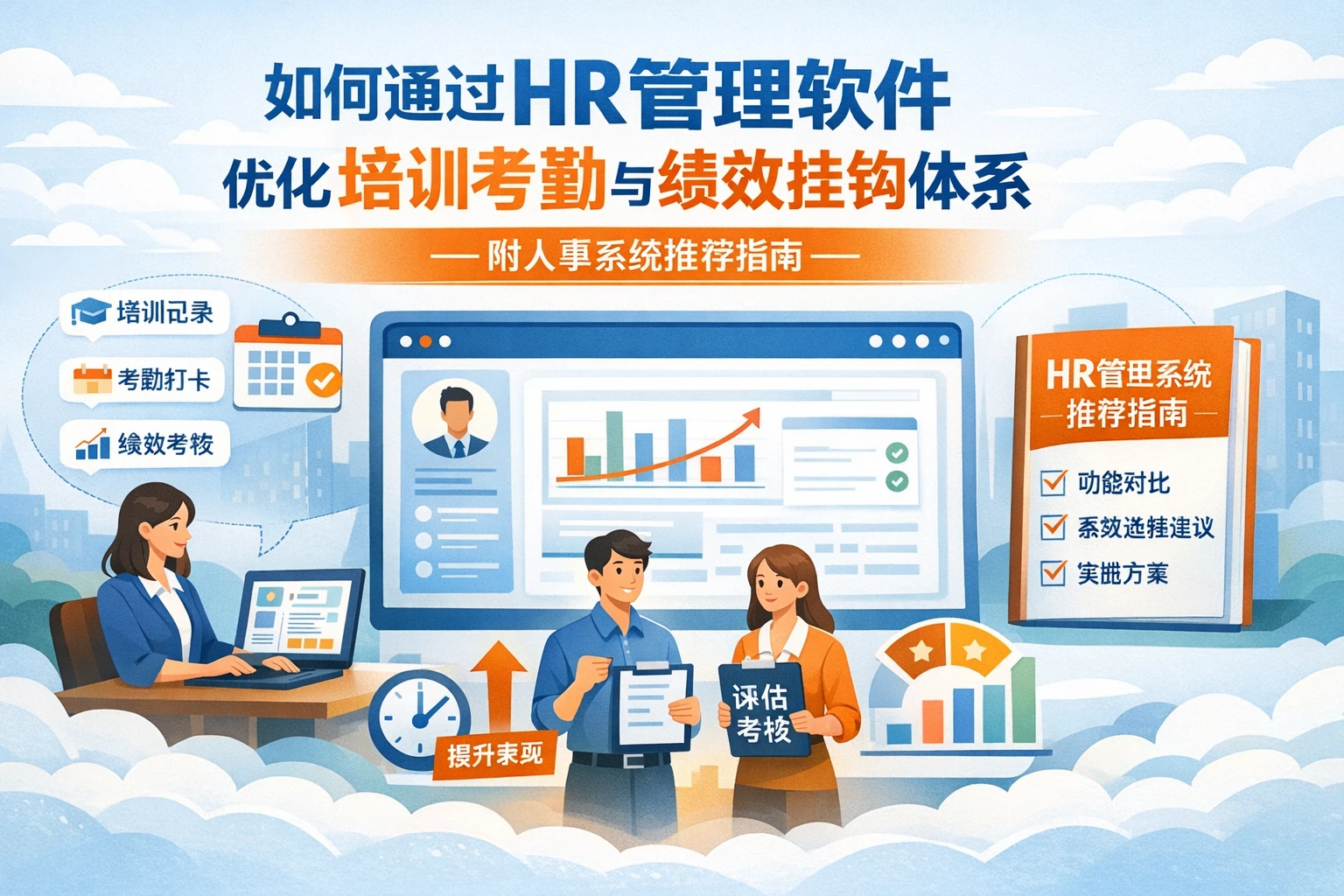 如何通过HR管理软件优化培训考勤与绩效挂钩体系——附人事系统推荐指南