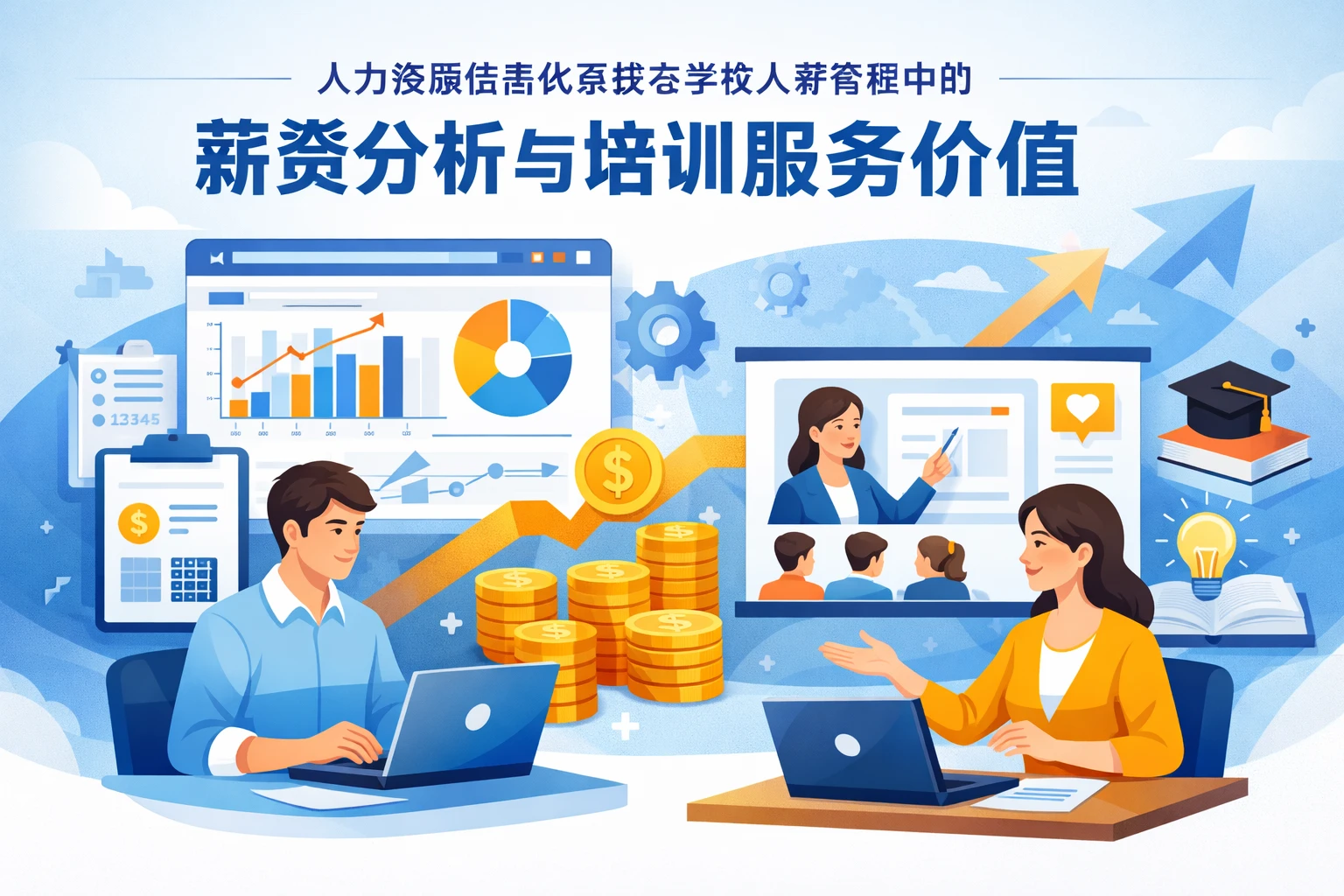 人力资源信息化系统在学校人事管理中的薪资分析与培训服务价值