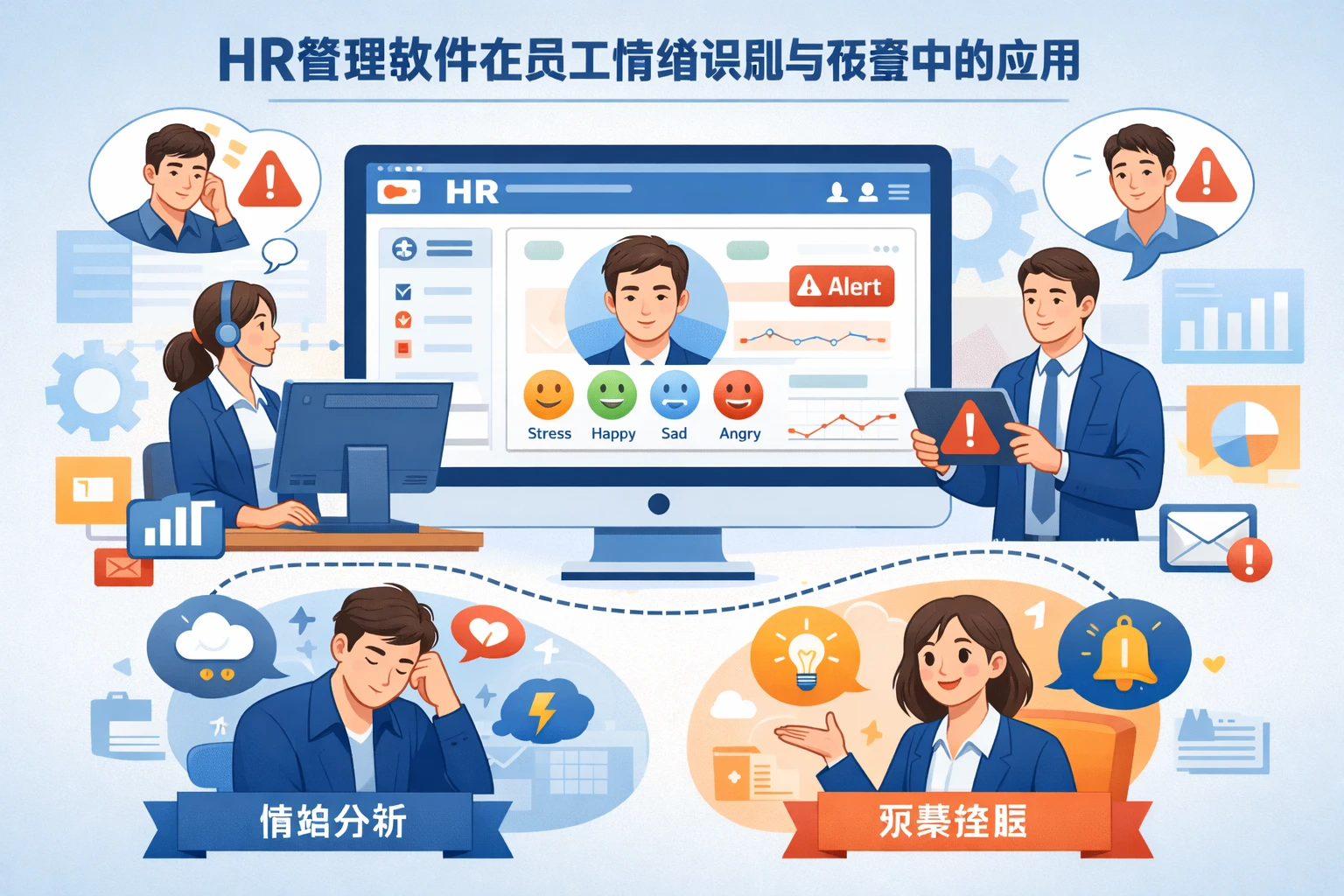 HR管理软件在员工情绪识别与预警中的应用