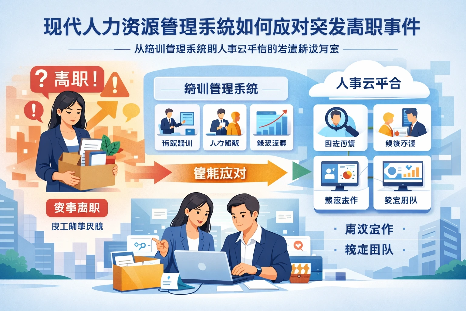 现代人力资源管理系统如何应对突发离职事件——从培训管理系统到人事云平台的全面解决方案