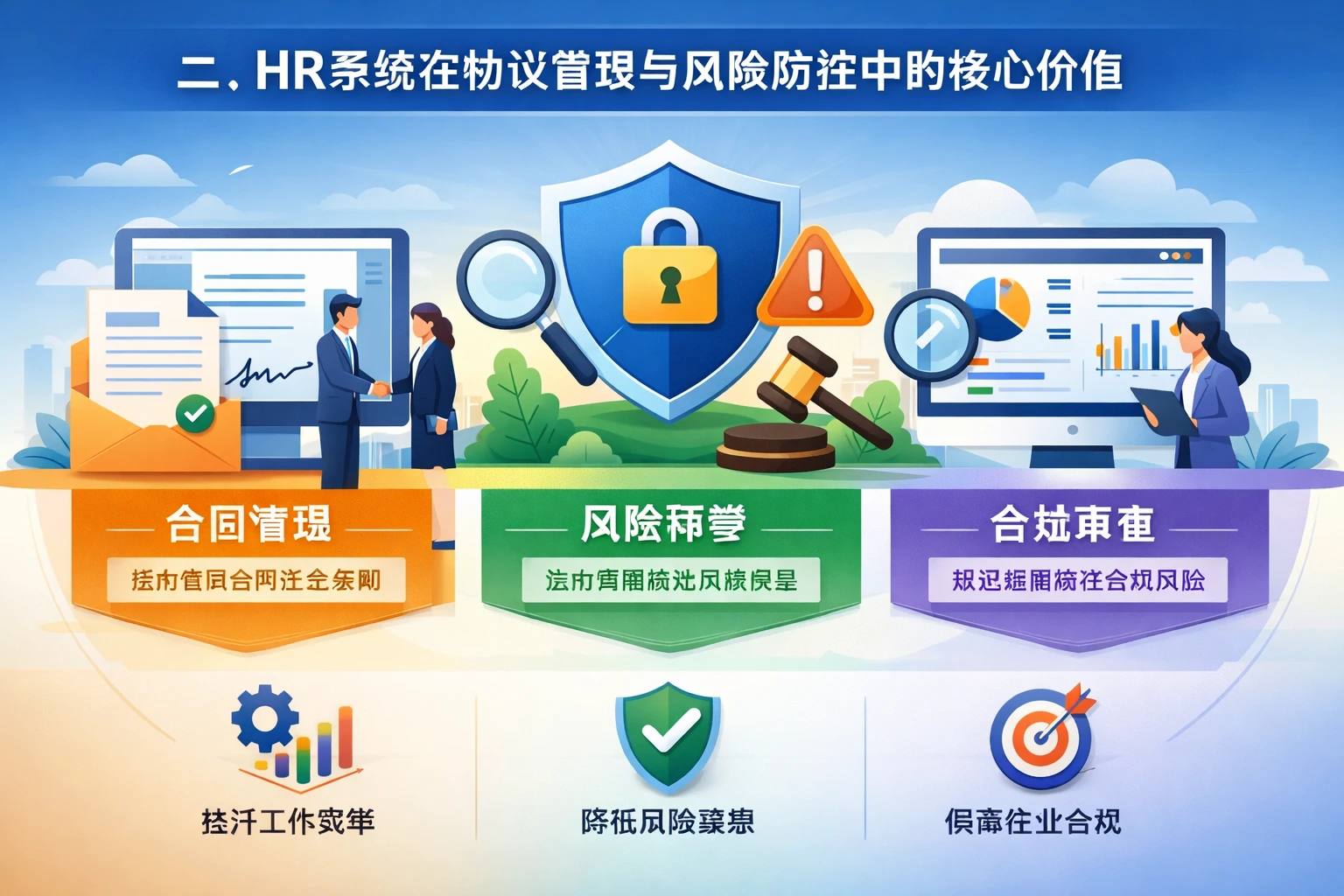 二、HR系统在协议管理与风险防控中的核心价值