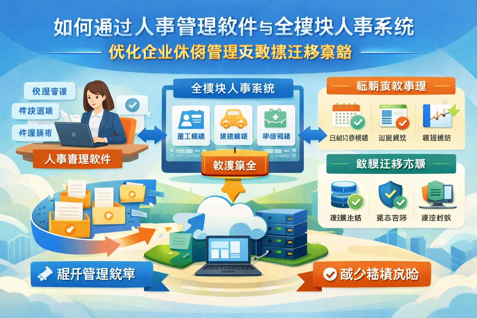 如何通过人事管理软件与全模块人事系统优化企业休假管理及数据迁移策略