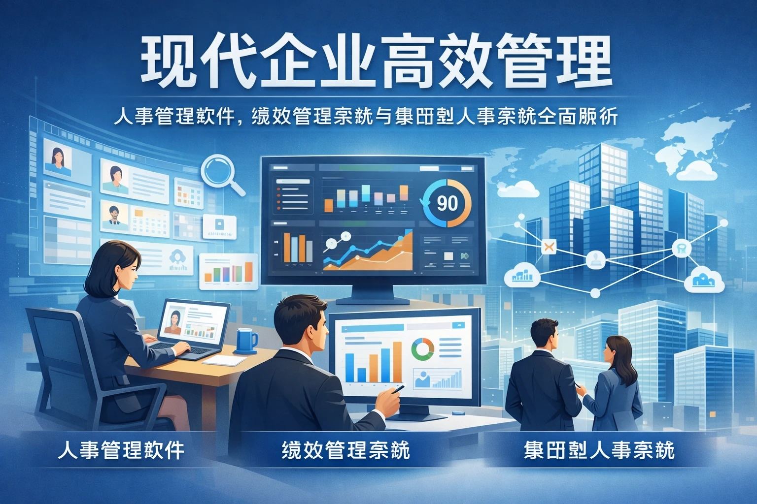 现代企业高效管理：人事管理软件、绩效管理系统与集团型人事系统全面解析