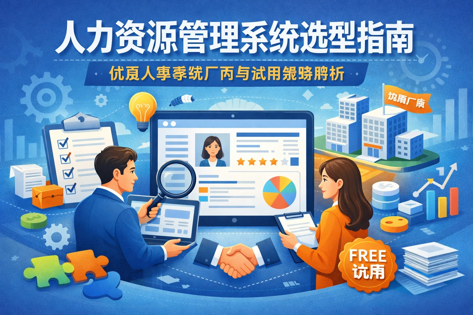 人力资源管理系统选型指南：优质人事系统厂商与试用策略解析
