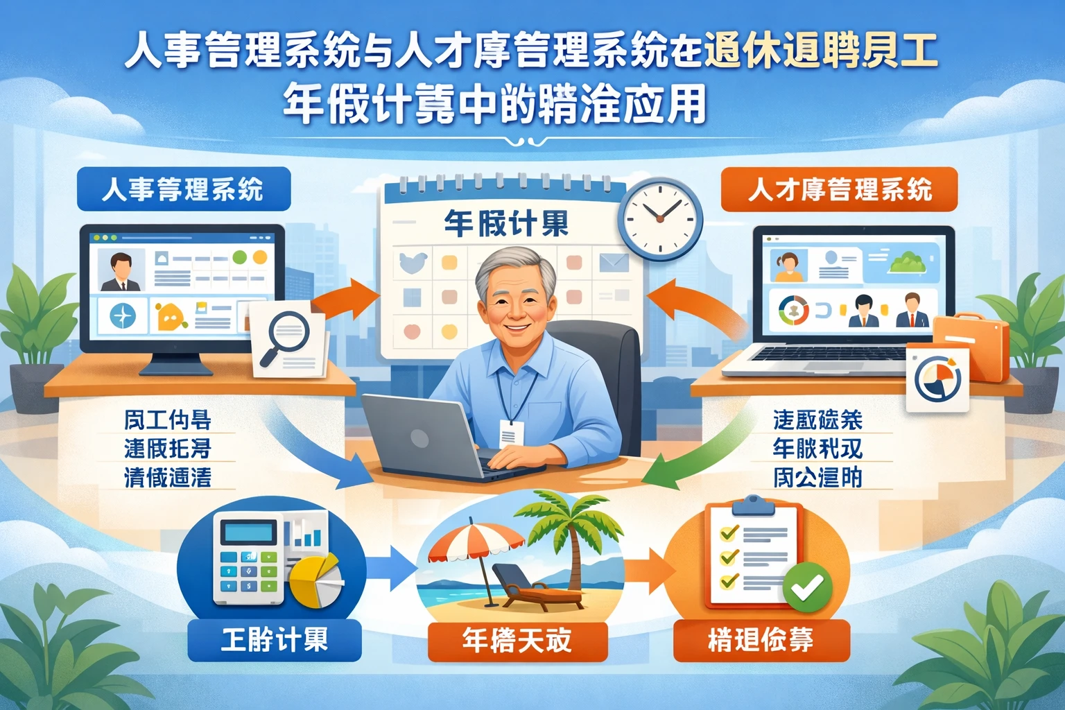 人事管理系统与人才库管理系统在退休返聘员工年假计算中的精准应用