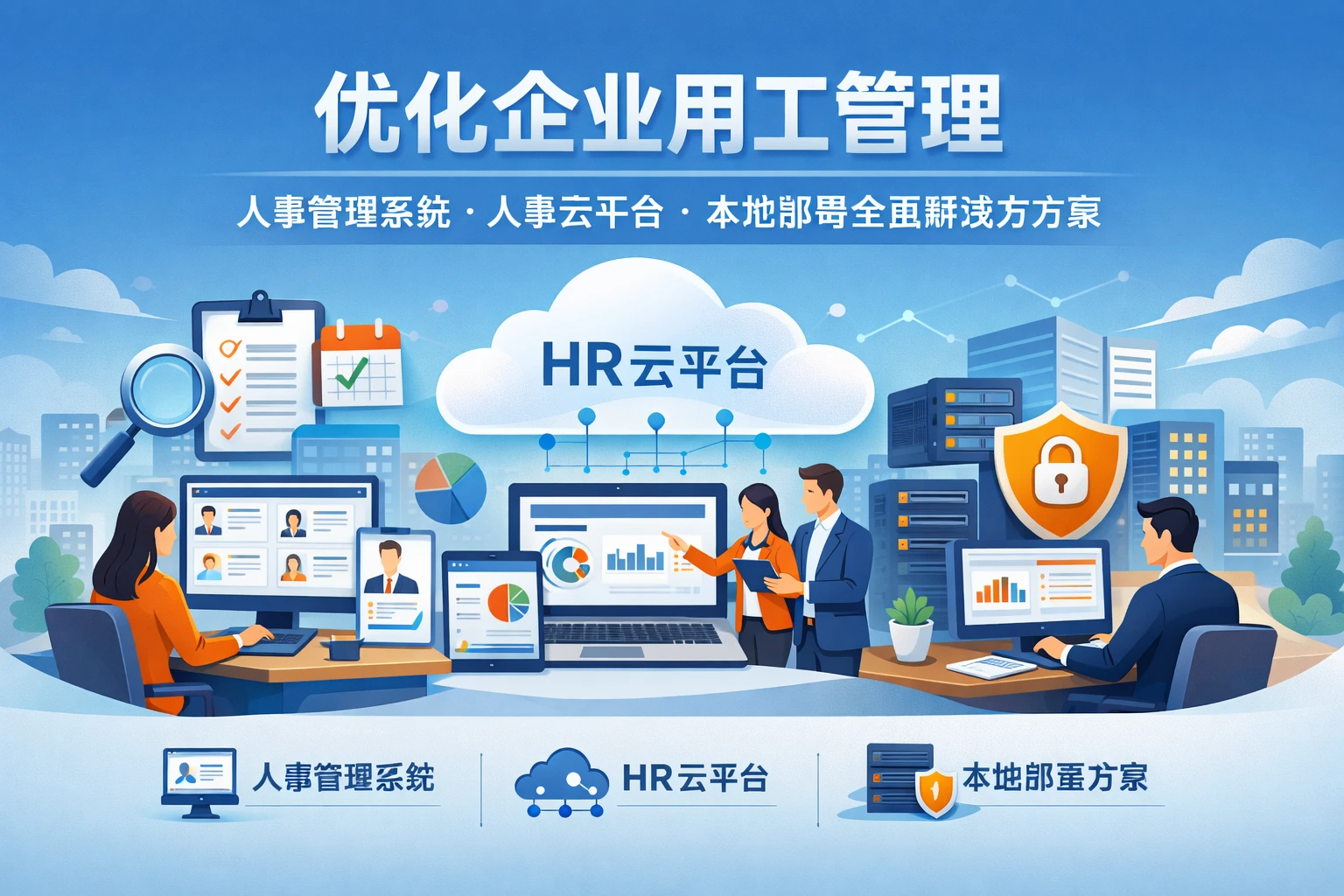 优化企业用工管理：人事管理系统、人事云平台与本地部署的全面解决方案