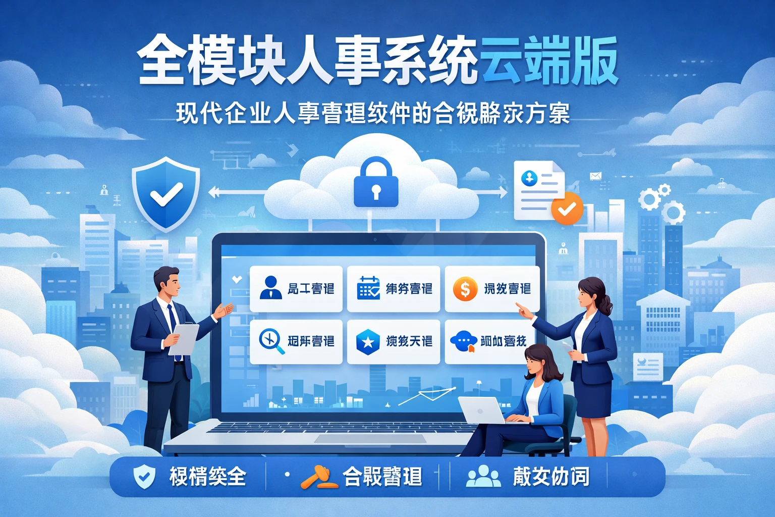 全模块人事系统云端版:现代企业人事管理软件的合规解决方案