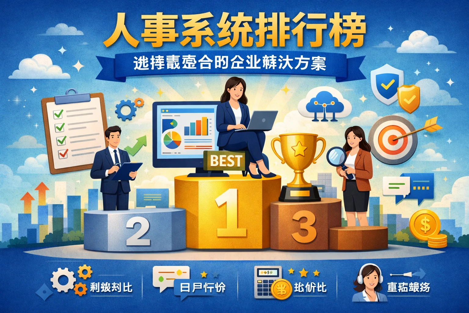 人事系统排行榜：选择最适合的企业解决方案