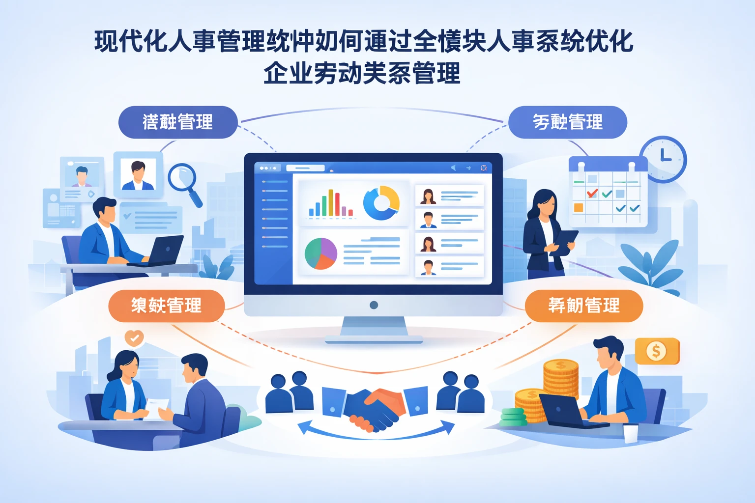 现代化人事管理软件如何通过全模块人事系统优化企业劳动关系管理