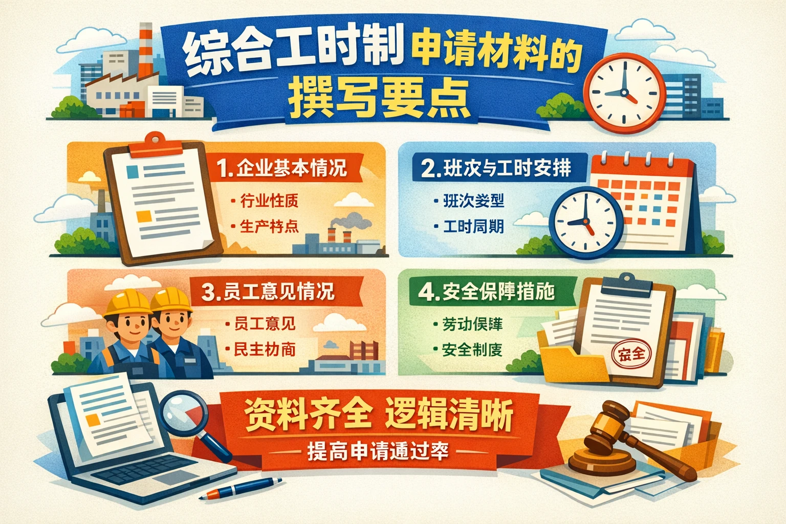 综合工时制申请材料的撰写要点