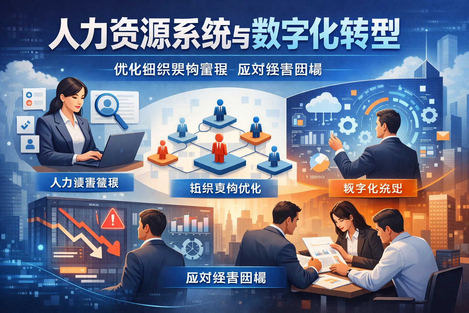 人力资源系统与数字化转型：优化组织架构管理应对经营困境