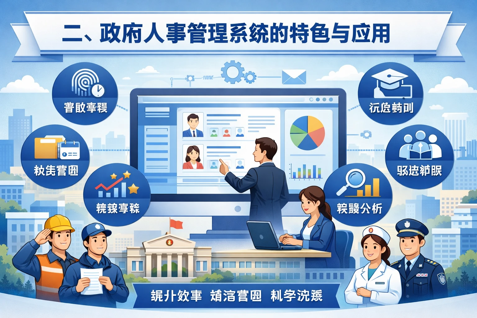 二、政府人事管理系统的特色与应用