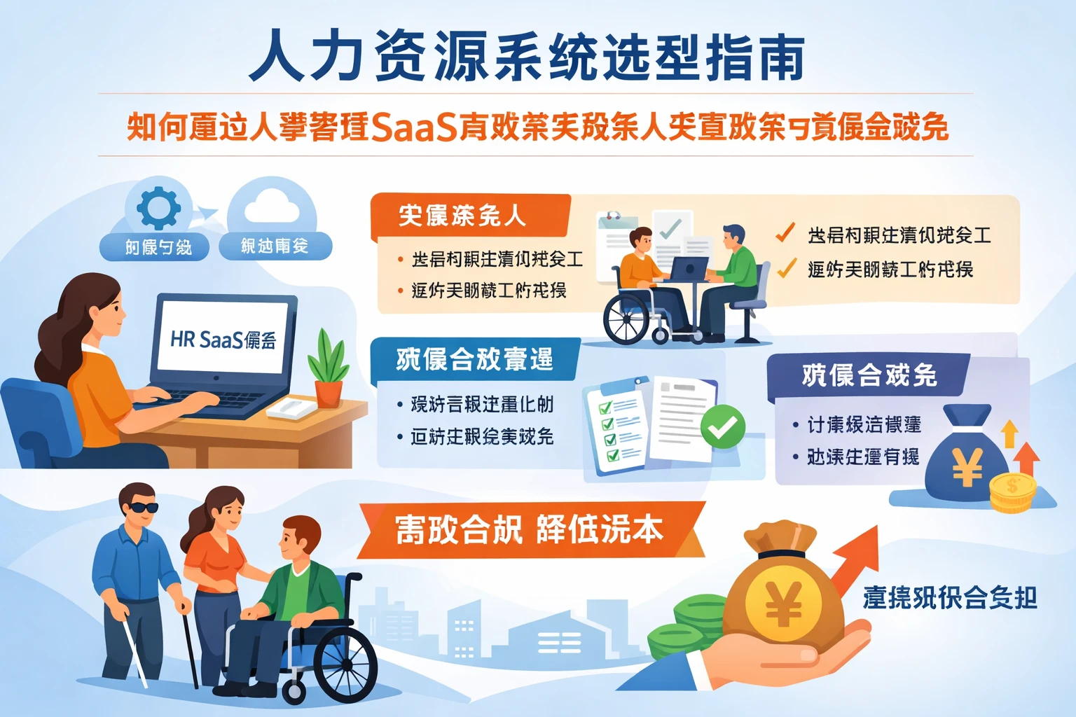 人力资源系统选型指南:如何通过人事管理SaaS高效落实残疾人安置政策与残保金减免