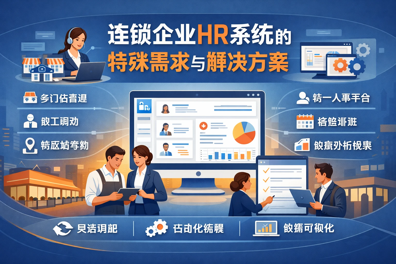 连锁企业HR系统的特殊需求与解决方案